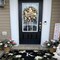 Spring Wreath for Front Door, Farmhouse Magnolia Porch Decoration, Front Door Hanger, Housewarming Gift, Buffalo Plaid Year Round Wreath, Spring Home Decor